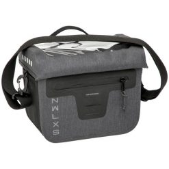 Rower - Torba na kierownicę VARO, szara. Szare torebki klasyczne damskie NEW LOOXS, bez wzorów, bez dodatków. Za 448.50 zł.