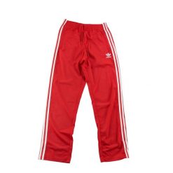 Second life - Spodnie dresowe męskie Adidas Firebird - Jak nowy. Czerwone spodnie sportowe męskie Adidas, z dresówki. Za 164.76 zł.