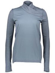 Asics Koszulka "Matarun Warm" w kolorze szarym do biegania rozmiar: M. Szare bluzki sportowe damskie Asics, m, bez wzorów, z wełny, bez ramiączek. Za 175.67 zł.