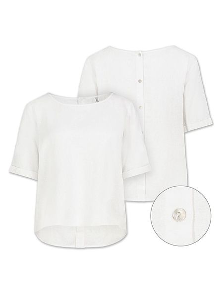 Eight2Nine Bluzka w kolorze białym rozmiar: L. Białe bluzki damskie Eight2Nine, l, bez wzorów, bez kołnierzyka, bez ramiączek. Za 86.99 zł.