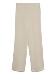 Vero Moda Spodnie w kolorze szarobrązowym rozmiar: XL. Brązowe spodnie materiałowe damskie Vero Moda, bez wzorów, z materiału. Za 139.95 zł.
