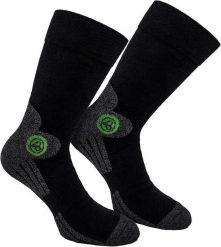 BRUBAKER Trek-Power skarpety trekkingowe 4 pary oddychające. Czarne skarpetki damskie X2, bez wzorów, z bawełny. Za 131.99 zł.
