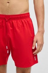 Szorty kąpielowe BOSS Iconic ROSSO (50491594-610). Czerwone szorty sportowe męskie Boss, xl, trekkingowe. Za 199.00 zł.