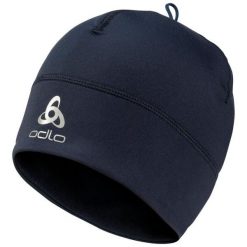 Czapka do biegania dla dorosłych Odlo Hat Polyknit Warm Eco. Niebieskie czapki męskie Odlo. Za 107.22 zł.