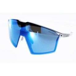 Okulary rowerowe Julbo Edge - Silver/biały | Spectron cat 3Cf. Białe okulary przeciwsłoneczne męskie JULBO, ze lnu. Za 525.00 zł.