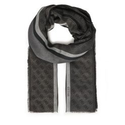 Szal Guess. Czarne szaliki i kominy damskie Guess, z aplikacjami. Za 299.99 zł.