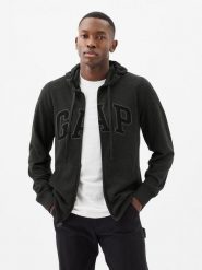 GAP Bluza w kolorze antracytowym rozmiar: M. Czarne bluzy z kapturem męskie GAP, m. Za 134.95 zł.