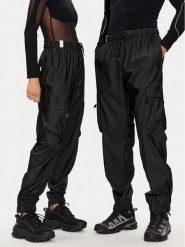 Rains Spodnie przeciwdeszczowe Cargo Rain Pants Regular W3 18850 Czarny Regular Fit. Czarne spodnie sportowe damskie Rains, xs, z syntetyku, żeglarskie. Za 319.99 zł.