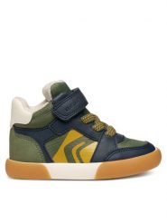 Geox Sneakersy B Gisli B561NA 0MEFU C0938 M Khaki. Brązowe buty sportowe chłopięce Geox, ze skóry, bez zapięcia. Za 159.99 zł.