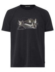 Koszulka Vaude Gleann T-Shirt II. Czarne t-shirty męskie Vaude, m, bez wzorów, z elastanu, bez kołnierzyka. Za 159.49 zł.
