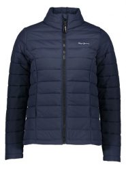Pepe Jeans Kurtka pikowana w kolorze granatowym rozmiar: L. Niebieskie kurtki damskie Pepe Jeans, l, bez wzorów, z jeansu, bez kaptura. Za 262.91 zł.