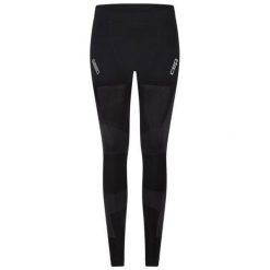 Męskie legginsy do biegania sportowe kompresyjne 3D PRO Run CEP czarne. Czarne spodnie sportowe męskie CEP, z elastanu. Za 754.00 zł.