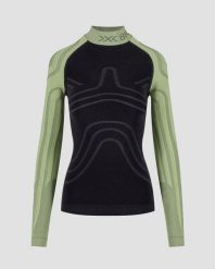 Koszulka damska X-Bionic HEATLOOP SHIRT LS WMN DIGITAL LIME/BLACK E047. Czarne bluzki sportowe damskie X BIONIC, s, bez kołnierzyka, bez ramiączek. Za 739.99 zł.