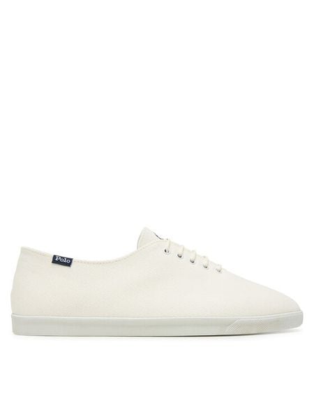 Polo Ralph Lauren Tenisówki 804959092001 Écru. Białe trampki i tenisówki damskie Polo Ralph Lauren, bez wzorów, z materiału. Za 469.99 zł.
