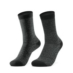 Skarpetki kolarskie na rower do biegania antypoślizgowe. Czarne skarpetki damskie ROCKBROS, bez wzorów, z dzianiny. Za 54.99 zł.