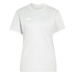 Koszulka damska adidas Entrada Tee. Białe t-shirty damskie Adidas, bez wzorów, z bawełny, bez kołnierzyka. Za 78.99 zł.
