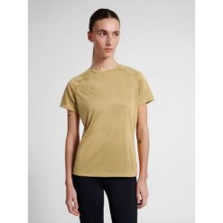 Koszulka damska Newline Beat. Brązowe bluzki sportowe damskie Newline, bez kołnierzyka, bez ramiączek. Za 142.00 zł.