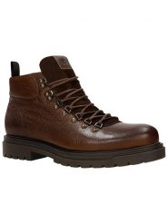 Wojas Skórzane botki w kolorze brązowym rozmiar: 44. Brązowe buty zimowe męskie Wojas, bez zapięcia. Za 314.75 zł.