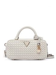 Guess Torebka Kora Mini HWWG97 48760 Kremowy. Białe torebki klasyczne damskie Guess, z aplikacjami, ze skóry, bez dodatków. Za 634.99 zł.