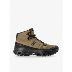Buty turystyczne męskie On Running Cloudrock Mid WP. Zielone buty trekkingowe męskie On Running, bez zapięcia, trekkingowe. Za 928.99 zł.
