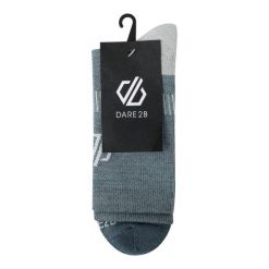 Skarpety unisex trekkingowe Merino Dare 2b. Białe skarpetki damskie Dare 2b, bez wzorów, prążkowane. Za 89.99 zł.