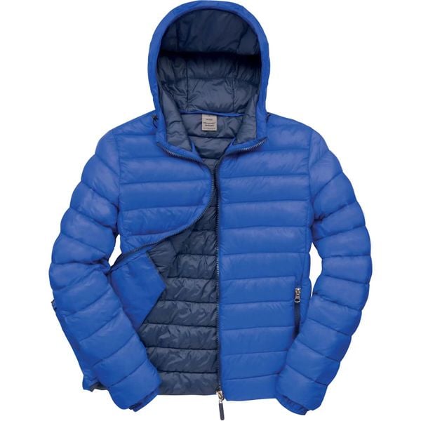 Męska kurtka puchowa Result Snowbird. Niebieskie kurtki męskie RESULT, m, bez wzorów, z nylonu, eleganckie, bez kaptura. Za 217.90 zł.