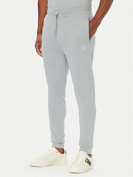BOSS Spodnie dresowe Sestart 50509303 Szary jasny Regular Fit. Szare spodnie dresowe męskie Boss, bez wzorów, z bawełny. Za 549.99 zł.
