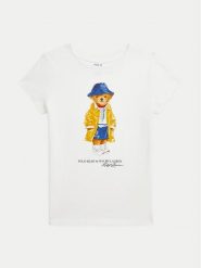 Polo Ralph Lauren T-Shirt 313957377001 Biały Regular Fit. Białe koszulki dziewczęce Polo Ralph Lauren, m, bez wzorów, z bawełny, bez ramiączek. Za 169.99 zł.
