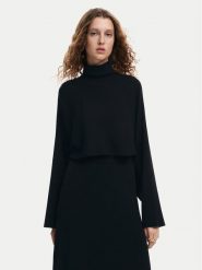 Desigual Komplet sweter i sukienka Dijon 24WWVF13 Czarny Regular Fit. Czarne sukienki damskie Desigual, l, z syntetyku, bez kołnierzyka. Za 899.99 zł.