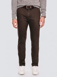 BIG STAR Spodnie chino "Erhatin" w kolorze brązowym rozmiar: W38/L30. Brązowe spodnie materiałowe męskie Big Star, bez wzorów, retro. Za 147.99 zł.