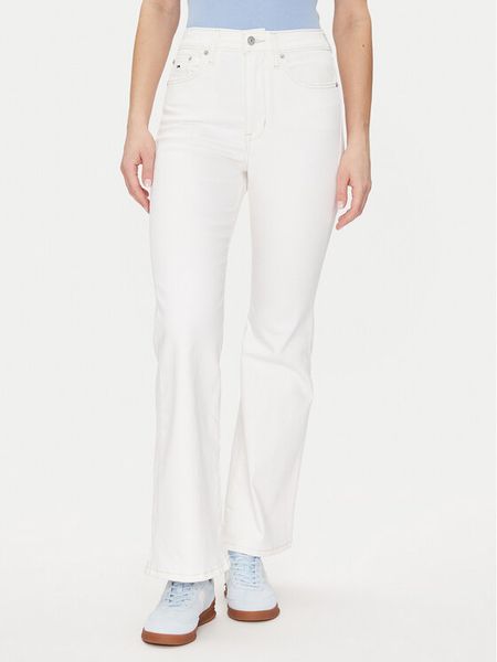 Tommy Jeans Jeansy Sylvia Hgh Flr Bg4293 DW0DW20032 Biały Regular Fit. Białe jeansy damskie Tommy Jeans. Za 239.99 zł.