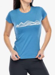 Koszulka merino damska Sensor Merino Active PT Tee S/S. Niebieskie bielizna termoaktywna damska Sensor, m, bez wzorów, z materiału. Za 334.39 zł.