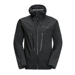 Kurtka przeciwdeszczowa męska Jack Wolfskin Kammweg 3L Jkt M. Szare kurtki męskie Jack Wolfskin, l, bez wzorów, sportowe, bez kaptura. Za 989.99 zł.