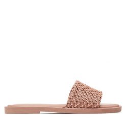 Klapki Tamaris. Czerwone klapki damskie Tamaris, bez wzorów, bez obcasa. Za 179.99 zł.