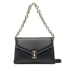 Torebka Furla. Czarne listonoszki damskie Furla, bez wzorów, bez dodatków. Za 1,369.00 zł.