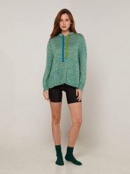 Rodier Bluza w kolorze zielonym rozmiar: L. Zielone bluzy z kapturem damskie Rodier, l, z wełny. Za 282.99 zł.