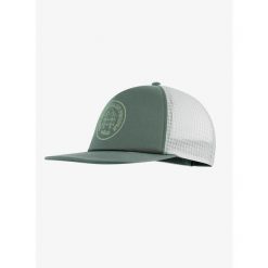 Czapka z daszkiem Rab Cirque Print Cap - sage/pewter. Zielone czapki męskie RAB, bez wzorów. Za 119.99 zł.