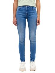 Mustang Dżinsy - Skinny fit - w kolorze niebieskim rozmiar: W26/L30. Niebieskie jeansy damskie Mustang, z podwyższonym stanem. Za 105.38 zł.