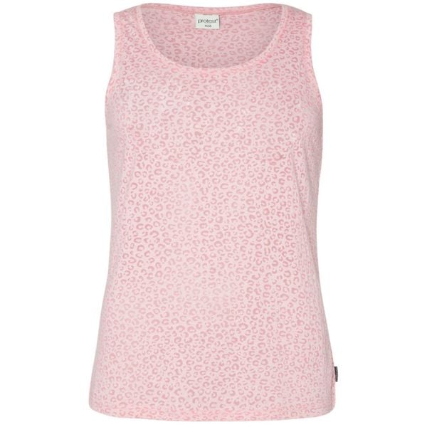 Koszulka damska top PROTEST Marrit. Czerwone bluzki damskie Protest, bez wzorów, bez kołnierzyka. Za 185.00 zł.