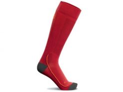Skarpety Volkl Ski Kneehigh Comfort Red. Czerwone skarpetki damskie Völkl, bez wzorów, z materiału. Za 45.00 zł.