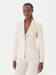 Rinascimento Marynarka CFC0128647003 Beżowy Regular Fit. Brązowe marynarki i żakiety damskie RINASCIMENTO, s, bez wzorów, z syntetyku. Za 679.99 zł.