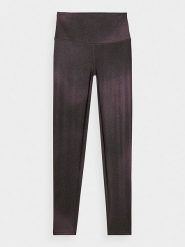 4F Legginsy sportowe w kolorze fioletowym rozmiar: XS. Różowe legginsy damskie 4f, xs, bez wzorów, z materiału. Za 43.88 zł.