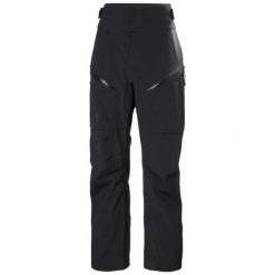 Spodnie narciarskie dla kobiet Helly Hansen Sogn. Czarne spodnie materiałowe damskie Helly Hansen, bez wzorów, z materiału. Za 1,336.00 zł.