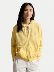 Polo Ralph Lauren Bluza 211971693502 Żółty jasny Relaxed Fit. Żółte bluzy bez kaptura damskie Polo Ralph Lauren, s, z bawełny. Za 859.99 zł.