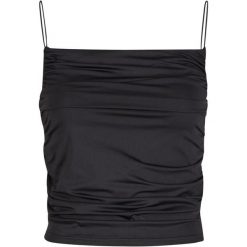 Damski tank top Urban Classics Waterfall. Czarne topy damskie Urban Classics, bez wzorów, bez kołnierzyka. Za 93.00 zł.