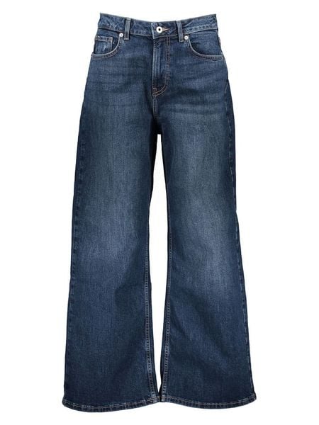 Pepe Jeans Dżinsy "Jaimy" - Loose fit - w kolorze granatowym rozmiar: W30/L30. Niebieskie jeansy damskie Pepe Jeans, z podwyższonym stanem. Za 196.45 zł.