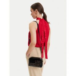 Torebka LOVE MOSCHINO. Czarne listonoszki damskie Love Moschino, bez wzorów, bez dodatków. Za 919.99 zł.