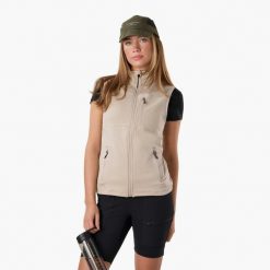 Kamizelka Wędrówki damska Swedemount Trondheim Midlayer Full Zip Vest. Brązowe kamizelki damskie SWEDEMOUNT, xl, z materiału. Za 152.99 zł.