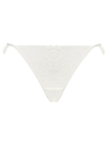 Hunkemöller Stringi 302385 Écru. Stringi damskie Hunkemöller, xl, bez wzorów, z syntetyku. Za 39.99 zł.