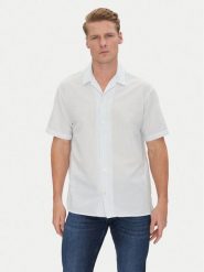 Jack & Jones Koszula Luke 12271099 Błękitny Relaxed Fit. Niebieskie koszule męskie Jack & Jones, l, bez wzorów, z bawełny, bez kołnierzyka, bez ramiączek. Za 79.99 zł.